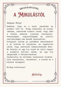Mikulás levél 3.