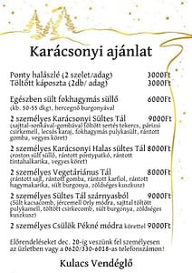 Karácsonyi ajánlat