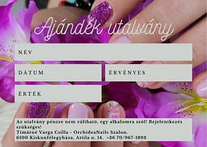 Ajándék utalvány 1