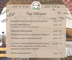 Őszi halnapok 1.