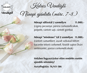 Nőnapi ajánlat2026